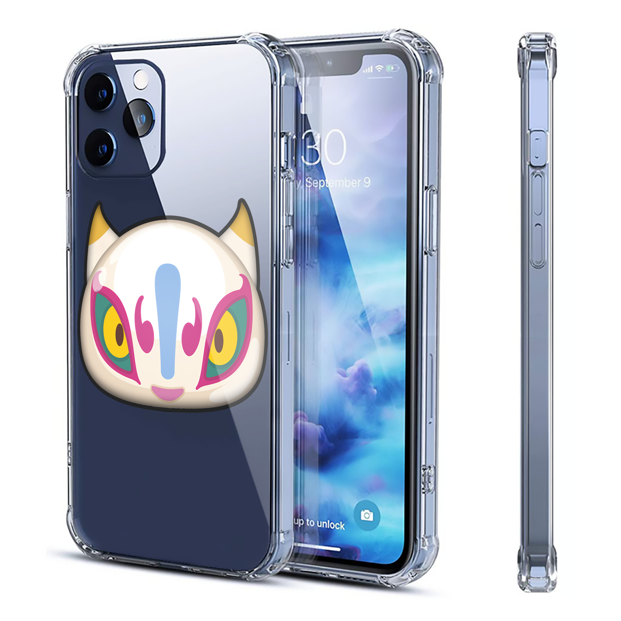 （画像用） 妖怪ウォッチ Yo-kai Watch 【iPhone 12シリーズ対応】透明スマホケース（クリアソフトケース）